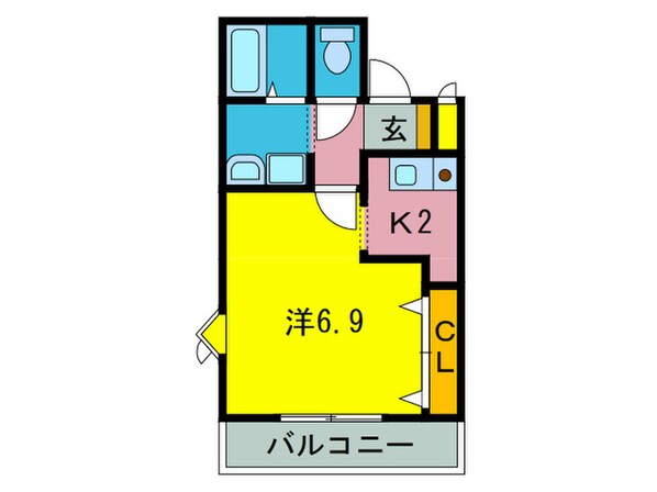 バ－ンズ巴の物件間取画像